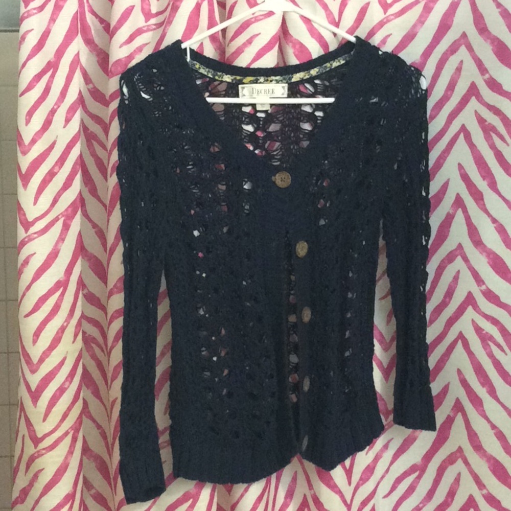 Royal blue cardigan